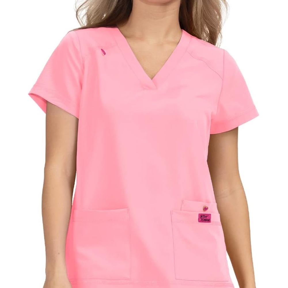 Pink Betsey Johnson KOI Scrub Set